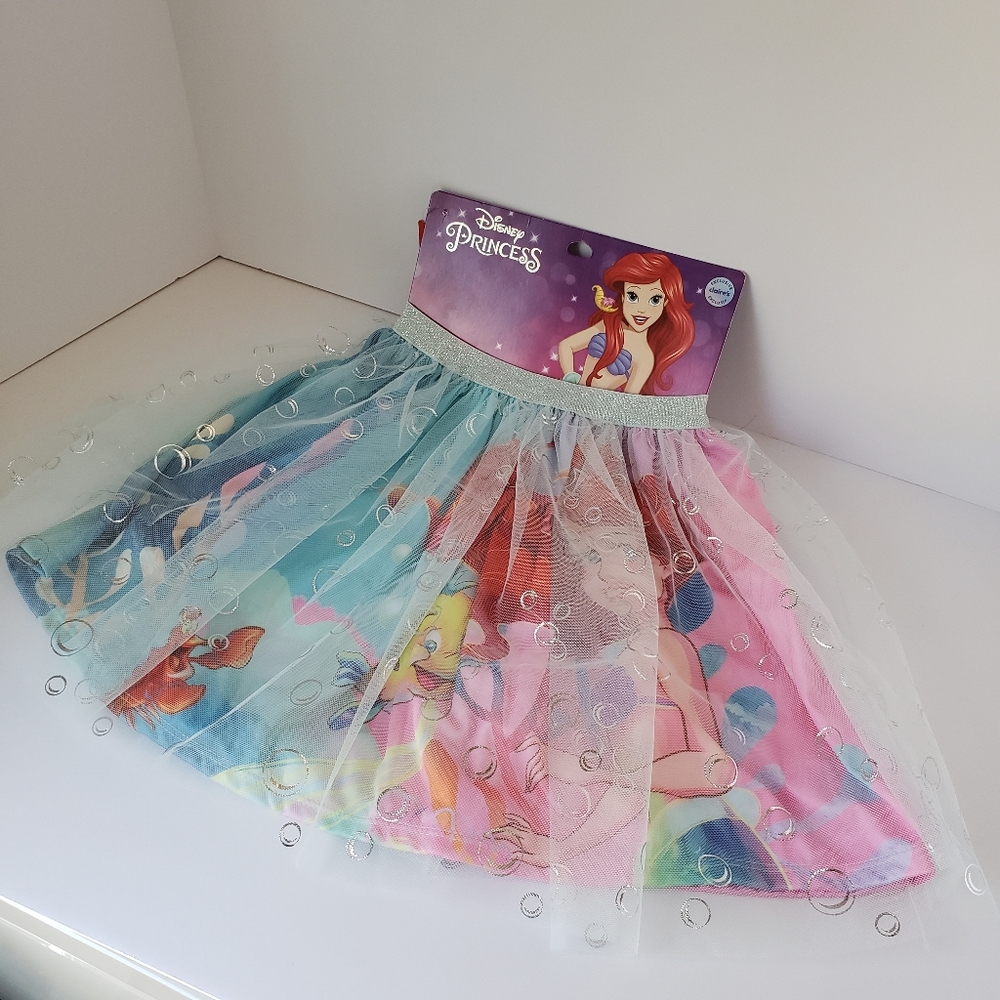 Claire's Disney Princess The Little Mermaid Tutu Skirt ONESIZE